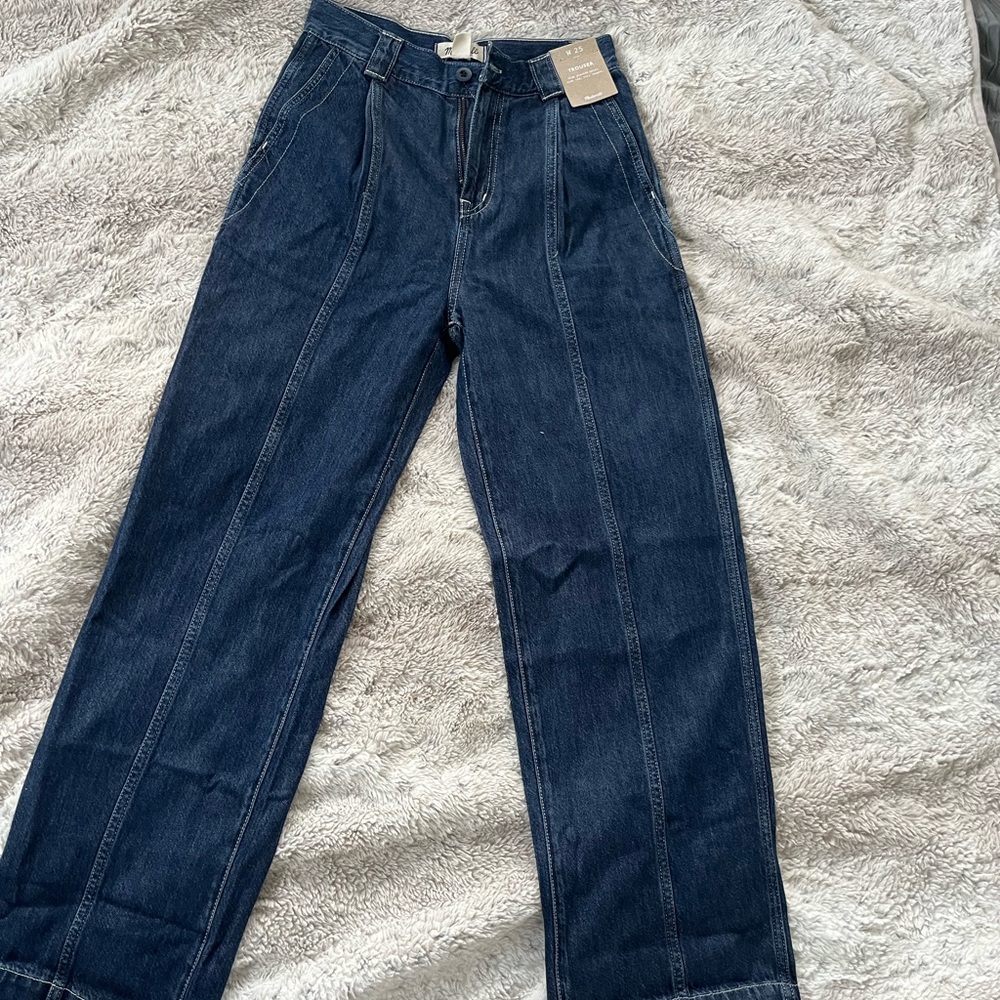madewell the perfect vintage wide leg jean